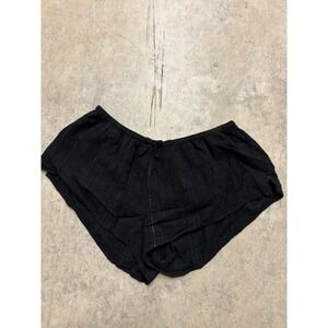 Xiren Black Shorts Womens Size S‎ Elastic Waist Casual Lightweight